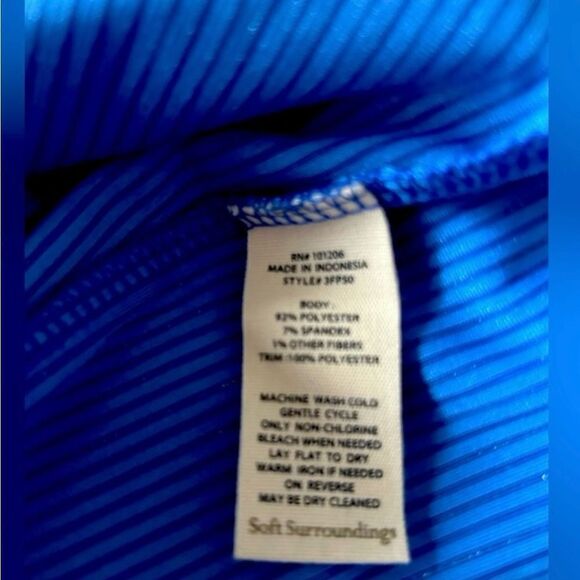 Soft Surroundings Velvet Ribbed Button Down Top Size Petite Small - Picture 5 of 5